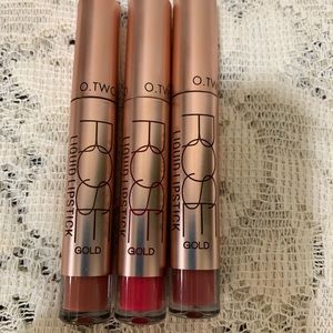 3 NEW O Two O Matte Liquid Lipstick